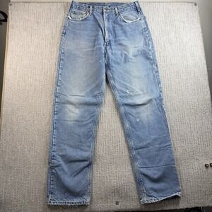 Carhartt Flannel Line Jeans Men's Size 36x36 B172 DST Fits 34x34